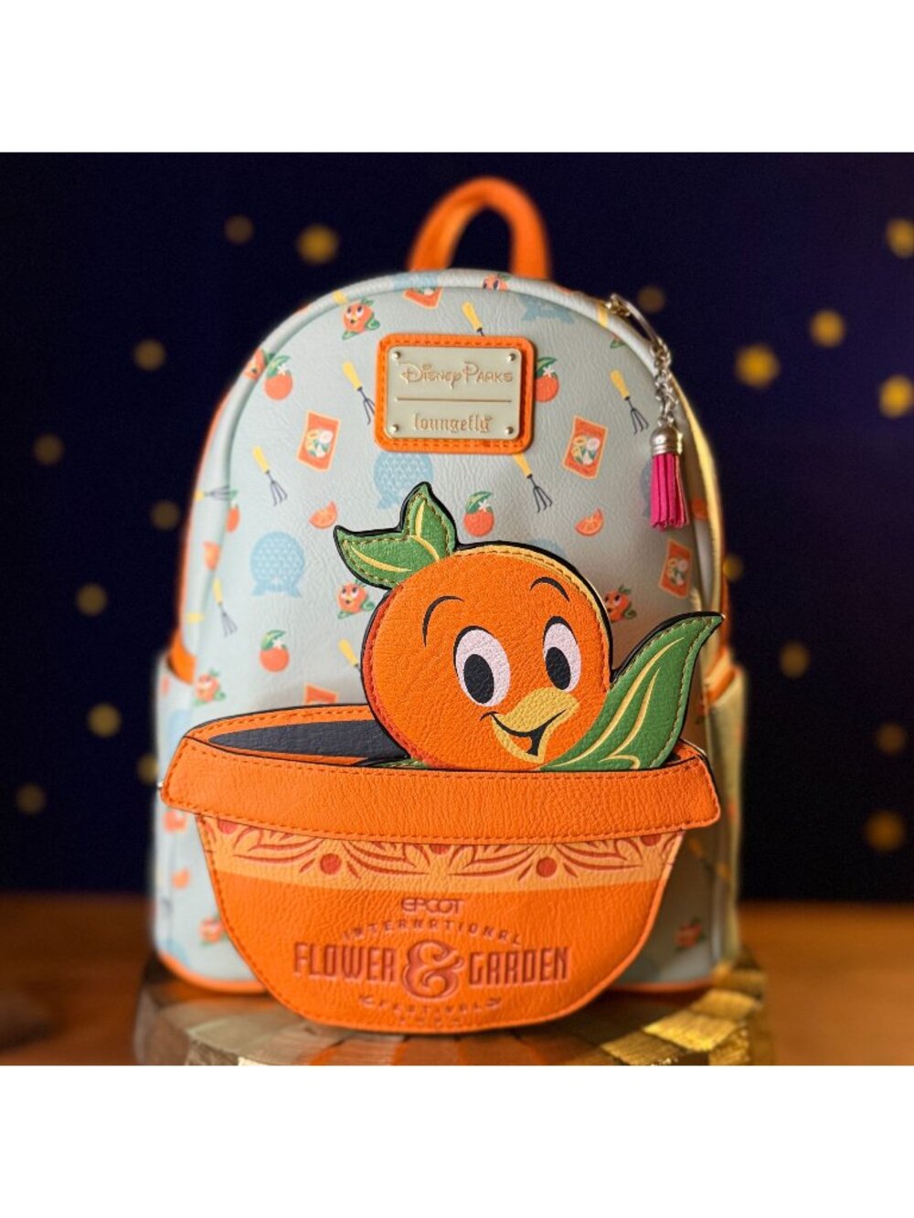 NWOT Disney Parks Orange Bird Mini Backpack | Epcot Flower and Garden Festival